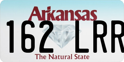 AR license plate 162LRR
