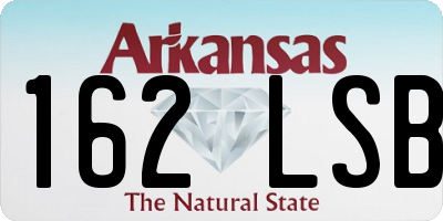 AR license plate 162LSB