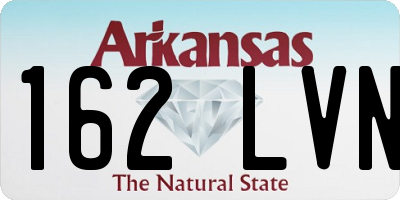 AR license plate 162LVN