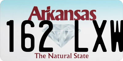 AR license plate 162LXW