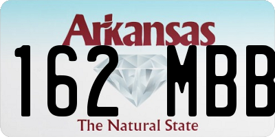 AR license plate 162MBB