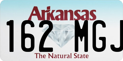 AR license plate 162MGJ