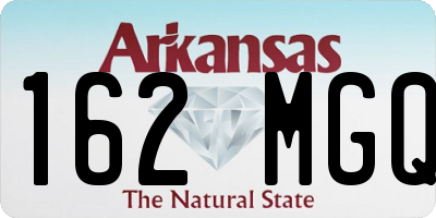 AR license plate 162MGQ