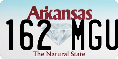 AR license plate 162MGU