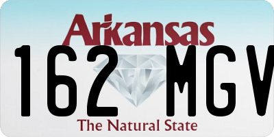AR license plate 162MGV