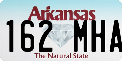 AR license plate 162MHA