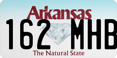AR license plate 162MHB