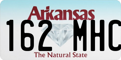 AR license plate 162MHC