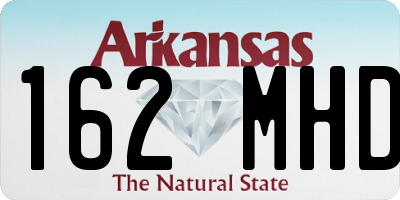 AR license plate 162MHD