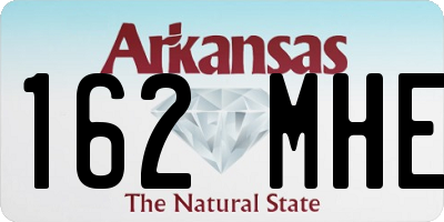 AR license plate 162MHE