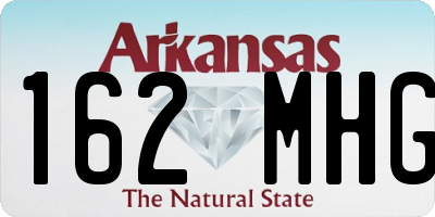 AR license plate 162MHG