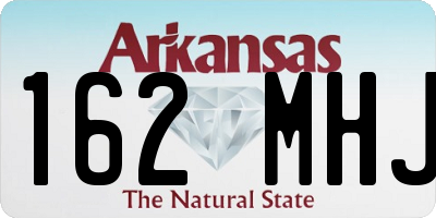 AR license plate 162MHJ