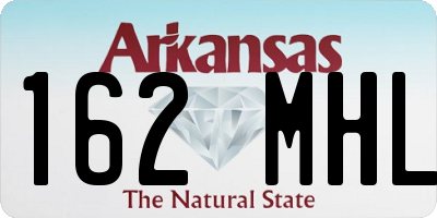 AR license plate 162MHL