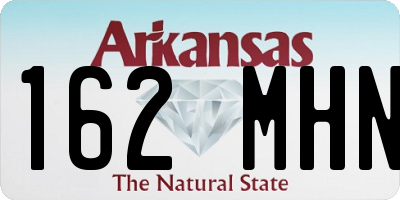 AR license plate 162MHN