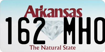 AR license plate 162MHO