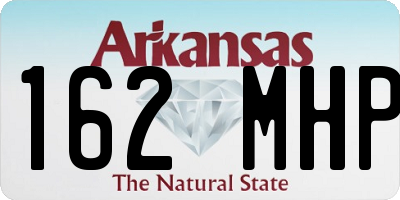 AR license plate 162MHP