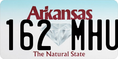 AR license plate 162MHU