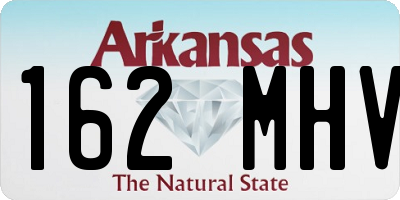 AR license plate 162MHV