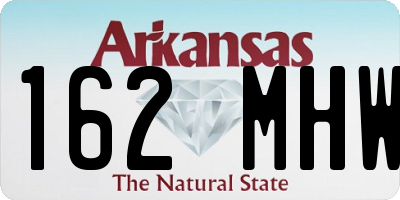 AR license plate 162MHW