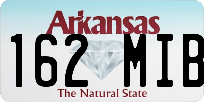 AR license plate 162MIB