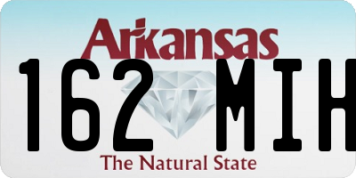 AR license plate 162MIH