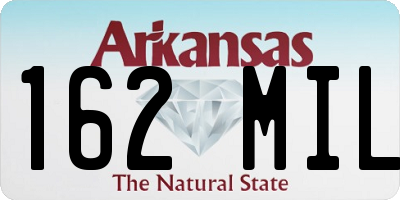 AR license plate 162MIL