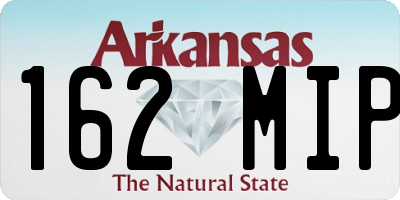 AR license plate 162MIP