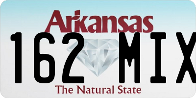 AR license plate 162MIX