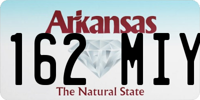AR license plate 162MIY
