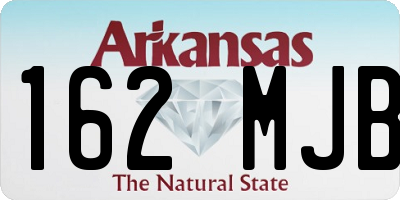AR license plate 162MJB