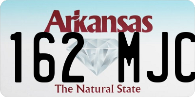 AR license plate 162MJC