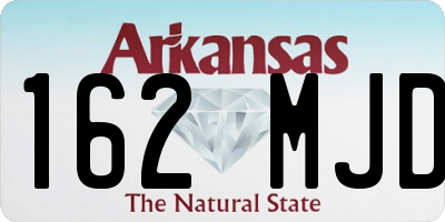 AR license plate 162MJD