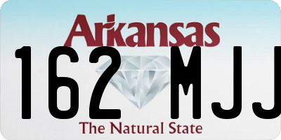 AR license plate 162MJJ