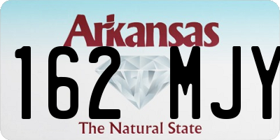 AR license plate 162MJY