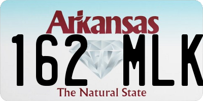 AR license plate 162MLK