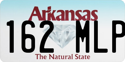 AR license plate 162MLP