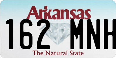 AR license plate 162MNH