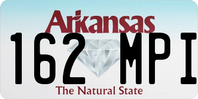 AR license plate 162MPI