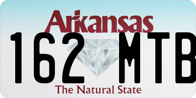 AR license plate 162MTB