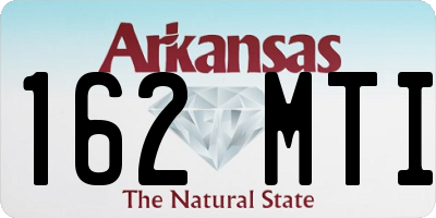 AR license plate 162MTI