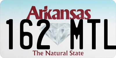 AR license plate 162MTL