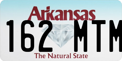 AR license plate 162MTM