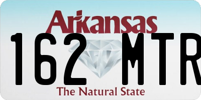 AR license plate 162MTR