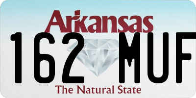 AR license plate 162MUF