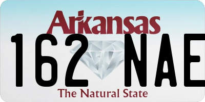 AR license plate 162NAE