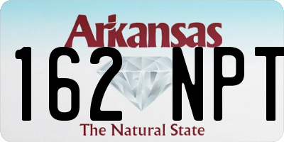 AR license plate 162NPT