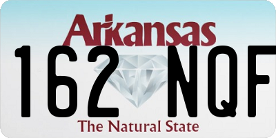AR license plate 162NQF