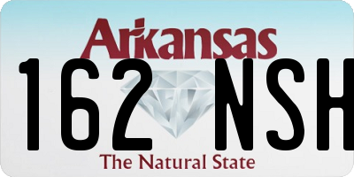 AR license plate 162NSH