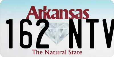 AR license plate 162NTV
