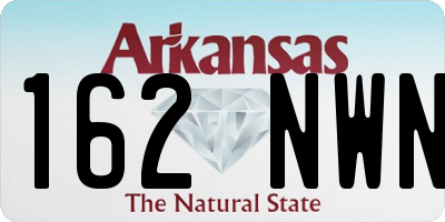 AR license plate 162NWN